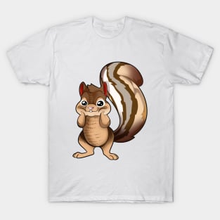 Cartoon Eastern Chipmunk T-Shirt